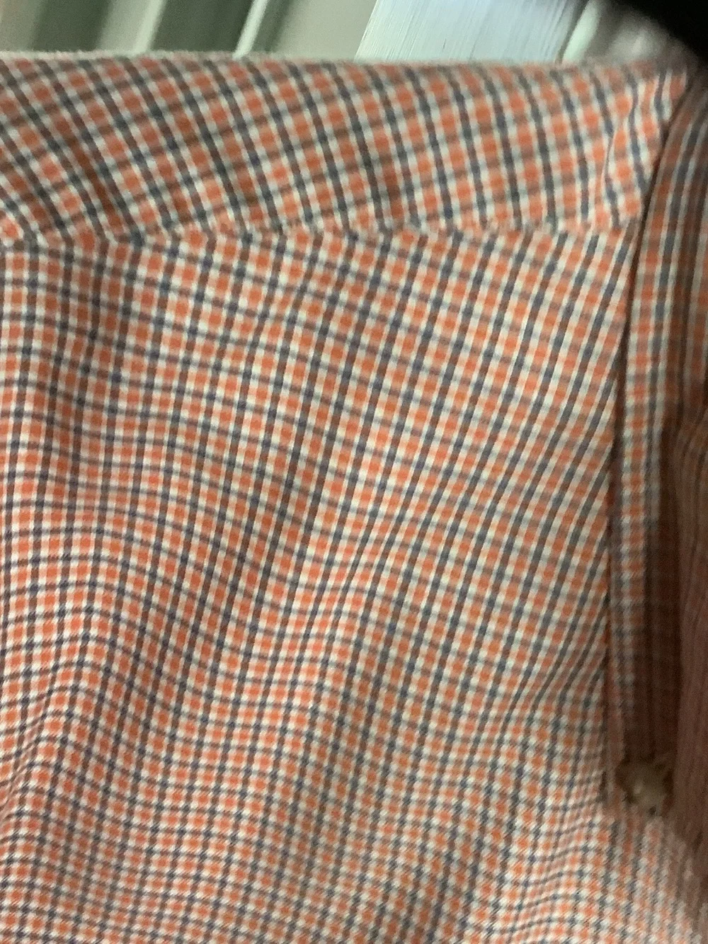 Polo by Ralph Lauren Men's Button-Down Check Shirt - orange, blue
